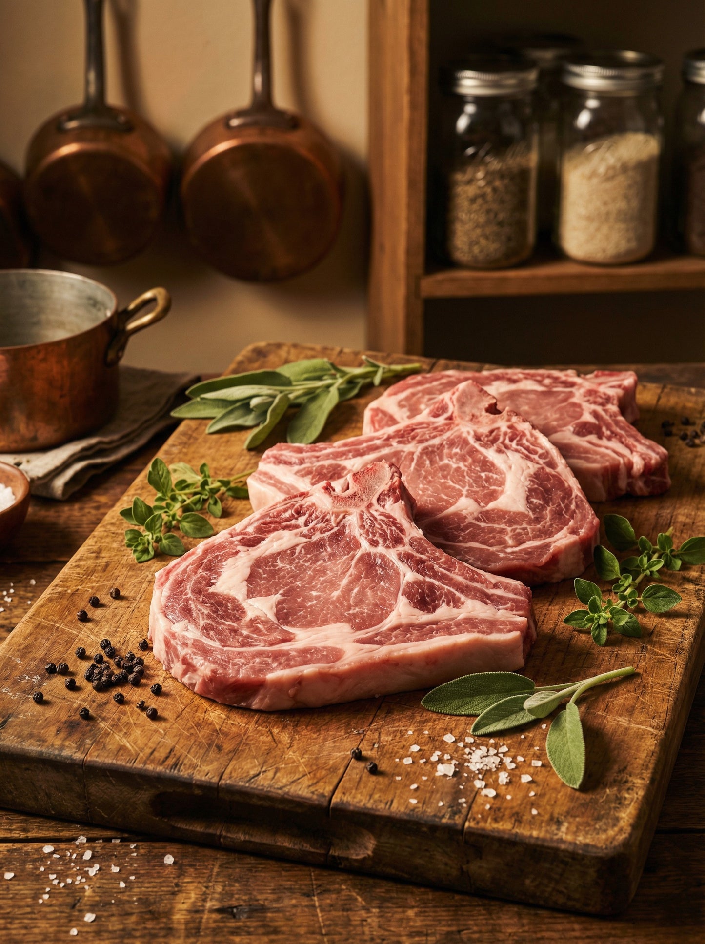 Pork Shoulder Steak (Bone-In)